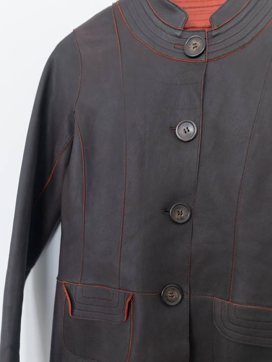 VINTAGE by TUU | Reversible Leather Jacket (S-M)