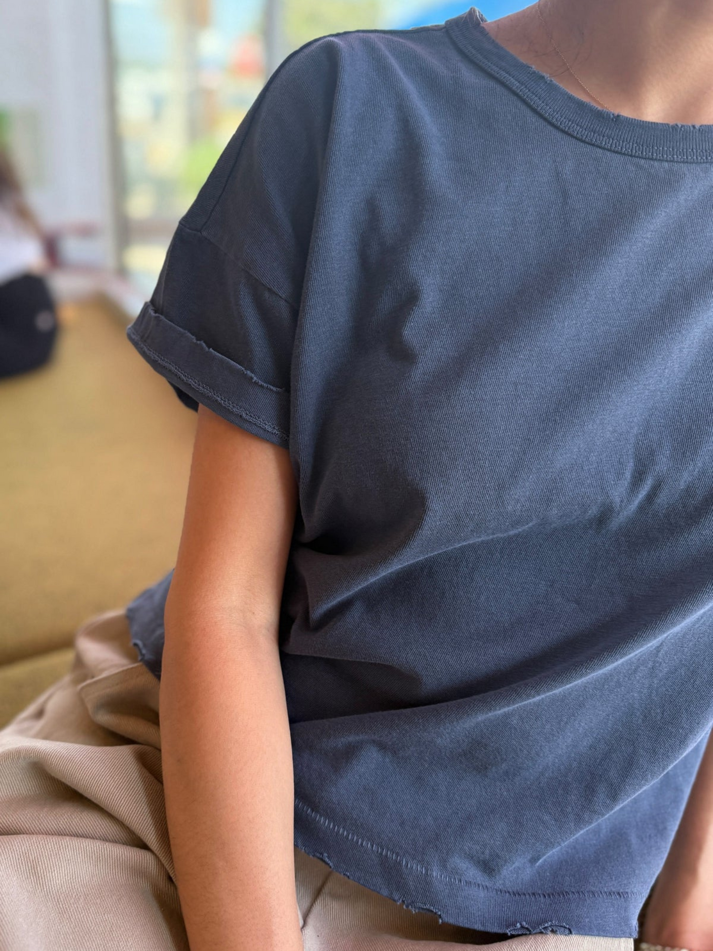Fille Tee | Vintage Navy