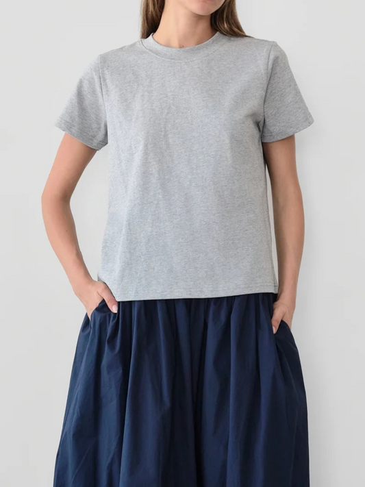 Lanie Long Top | Heather Grey