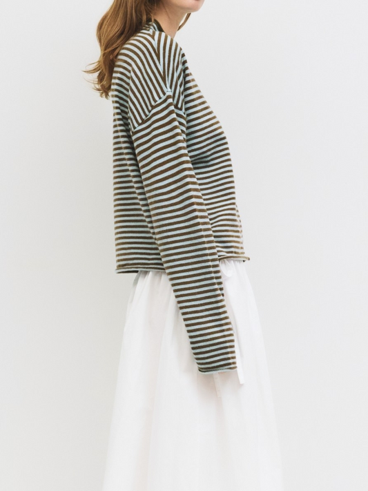 Elisa Cardigan | Blue Brown