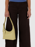 Mini Leather Shoulder Bag | Straw