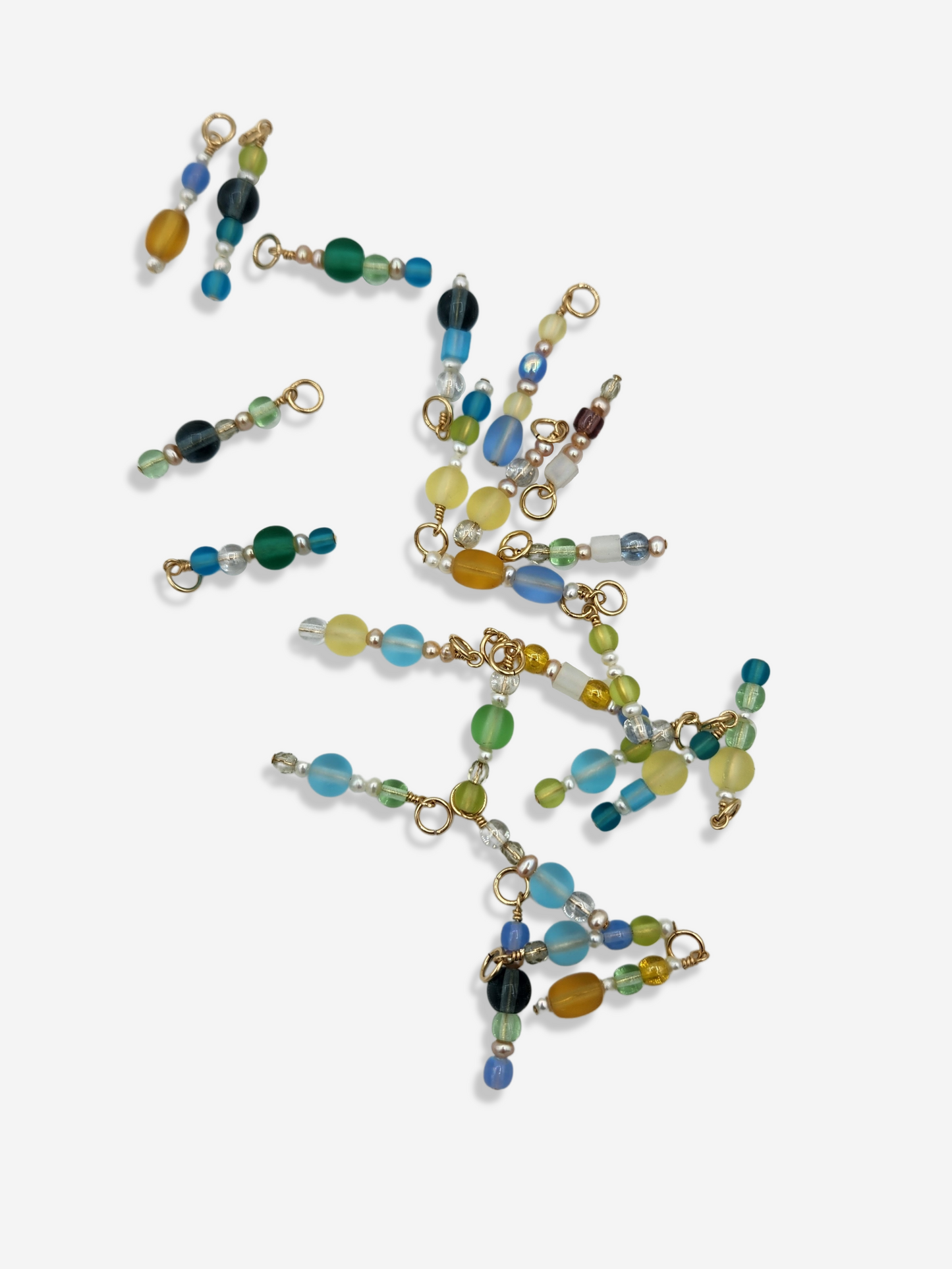 bead.bby x COUTU | Sea Glass Hoop Charm