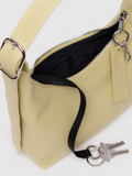 Mini Leather Shoulder Bag | Straw