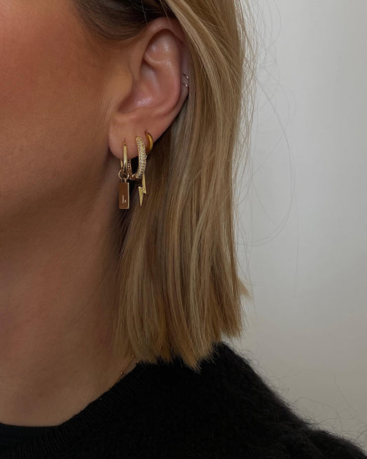 HOOP CHARM | Hand-Stamped Charm