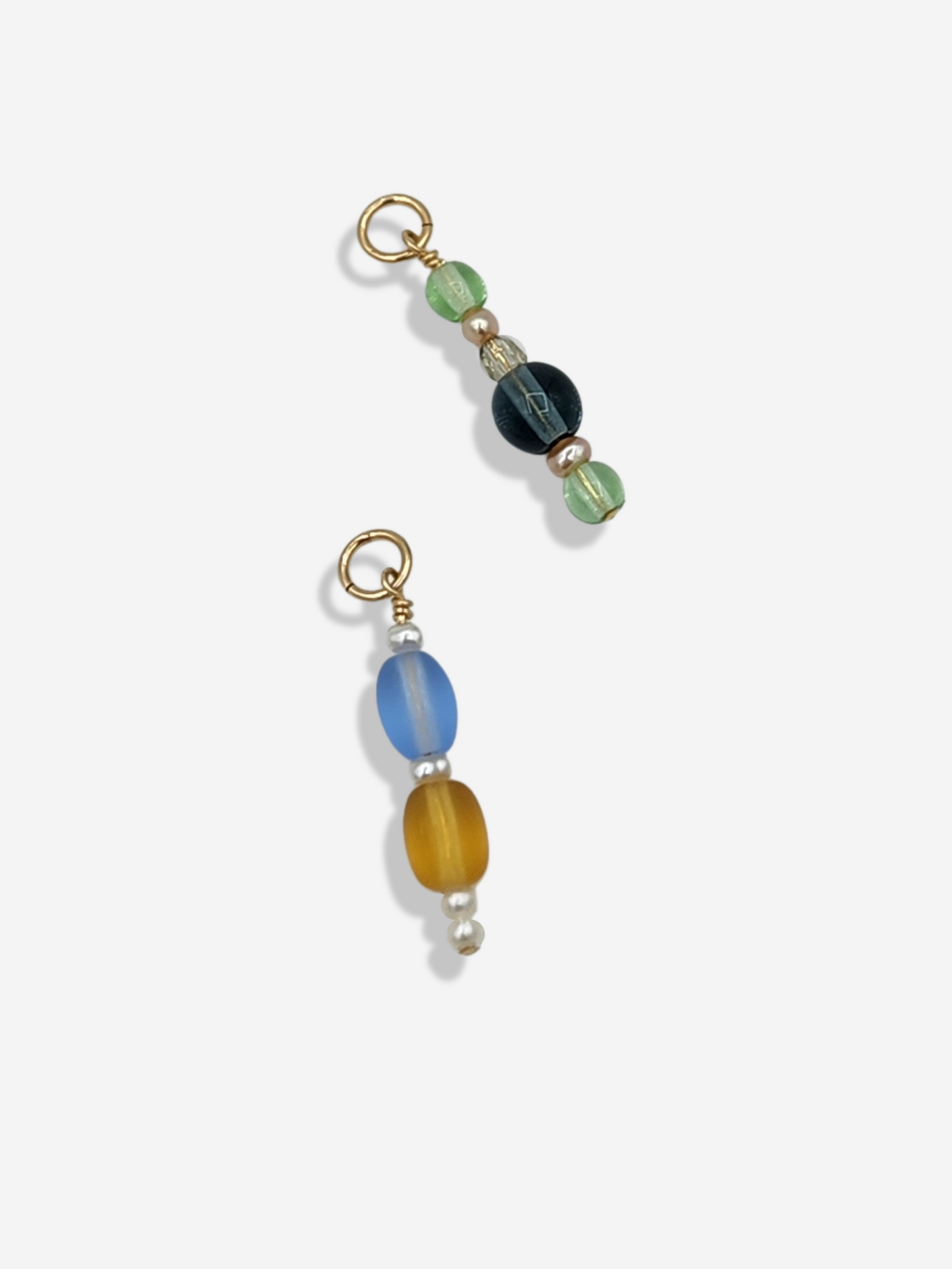 bead.bby x COUTU | Sea Glass Hoop Charm