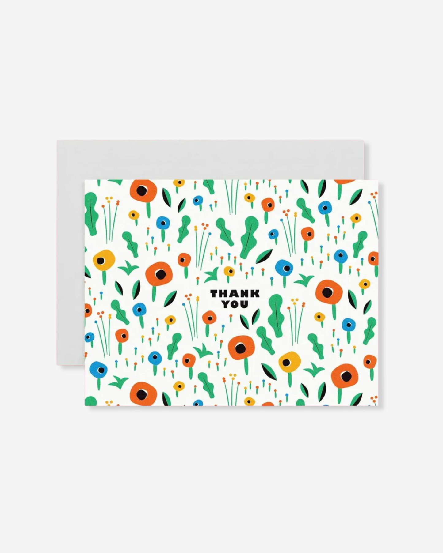 Poppy Field Thank You Card