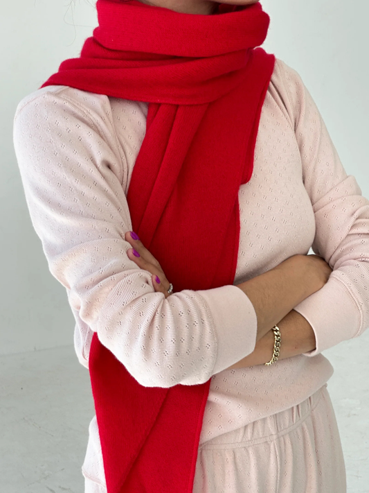 Cashmere Shawl Red