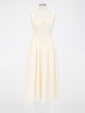 Lace Trim Eyelet Dress