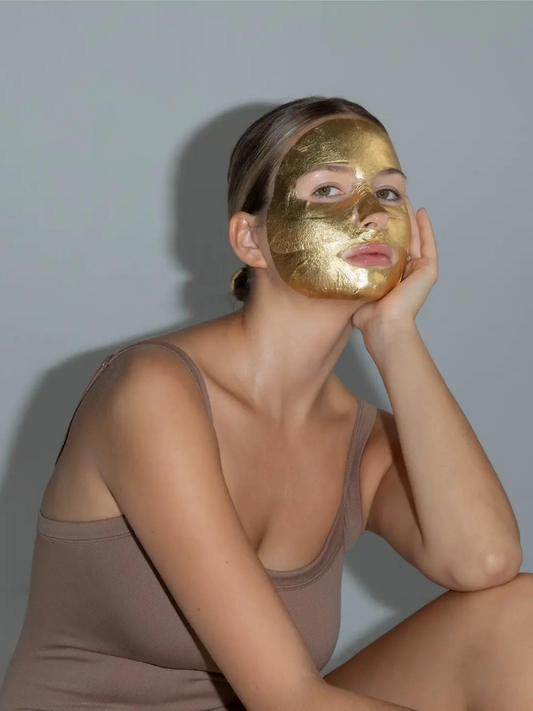 24k Gold Foil Premium Mask