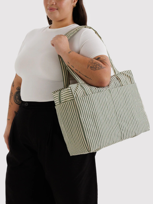 Small Cloud Carry-On Sage Stripe
