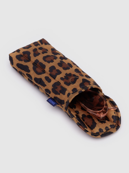 Puffy Glasses Sleeve | Leopard