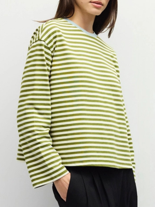Jessie Top Olive-Cream