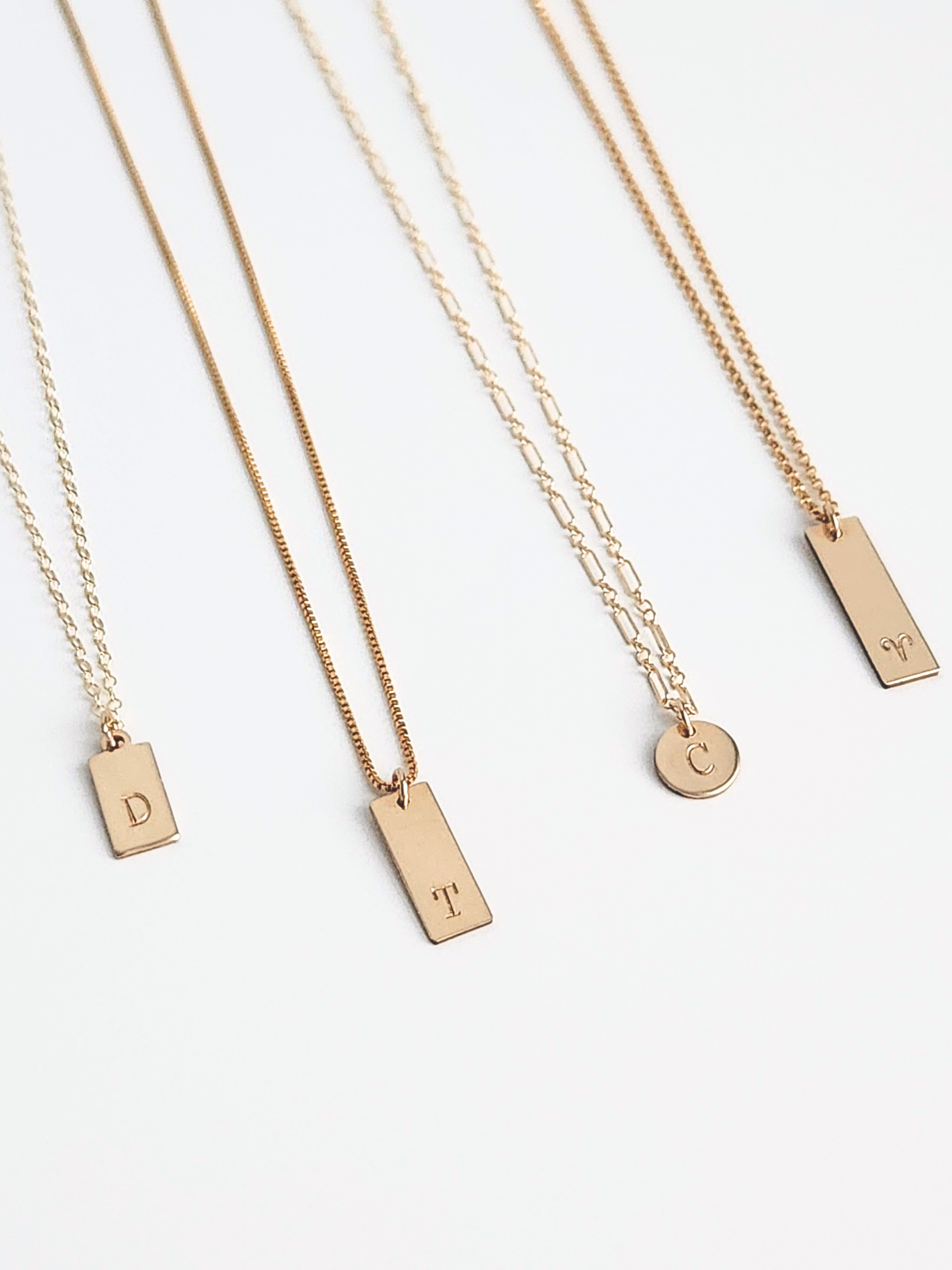 Hand Stamped Necklace COUTUKITSCH