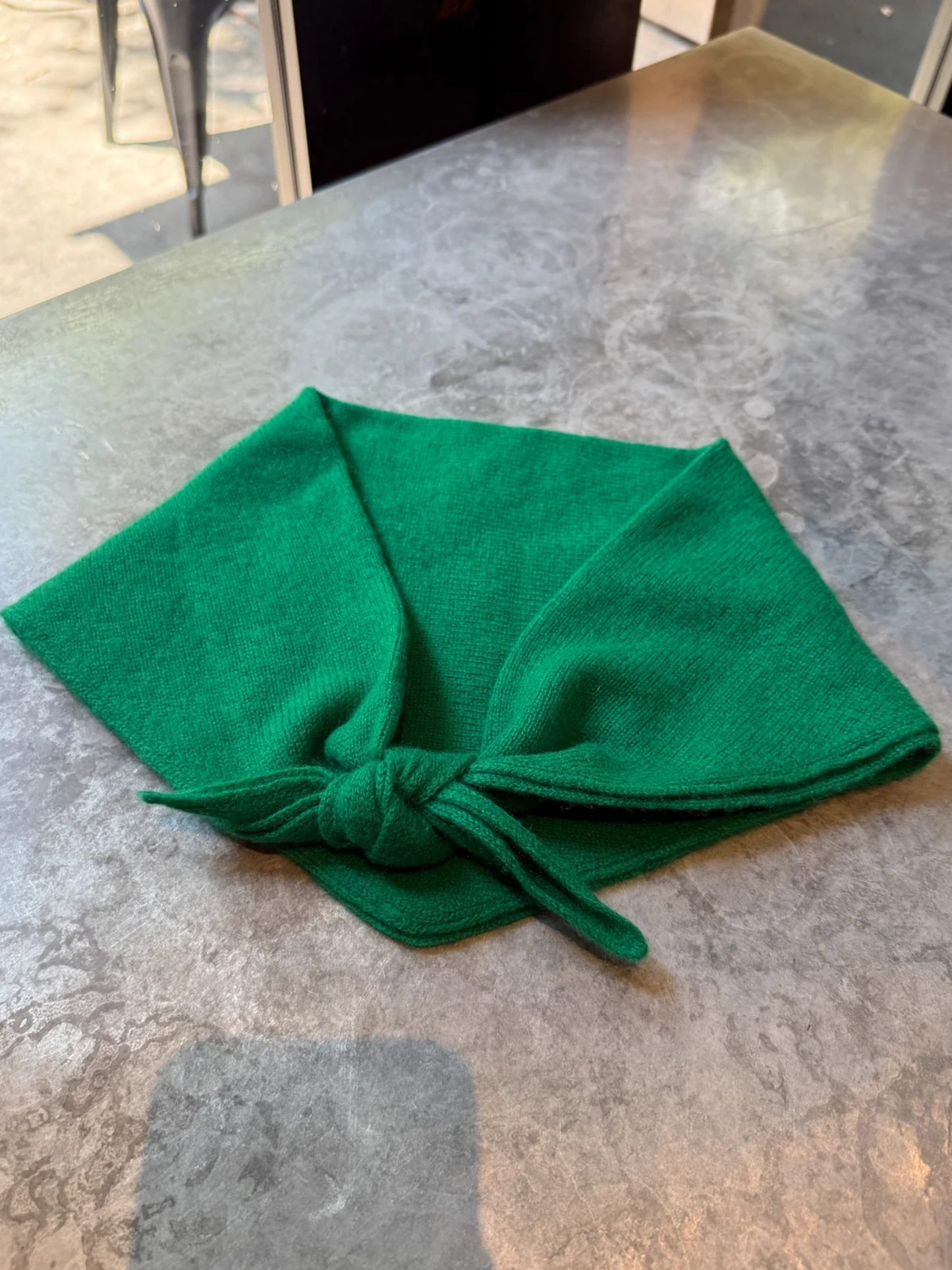Cashmere Bandana | Kelly Green