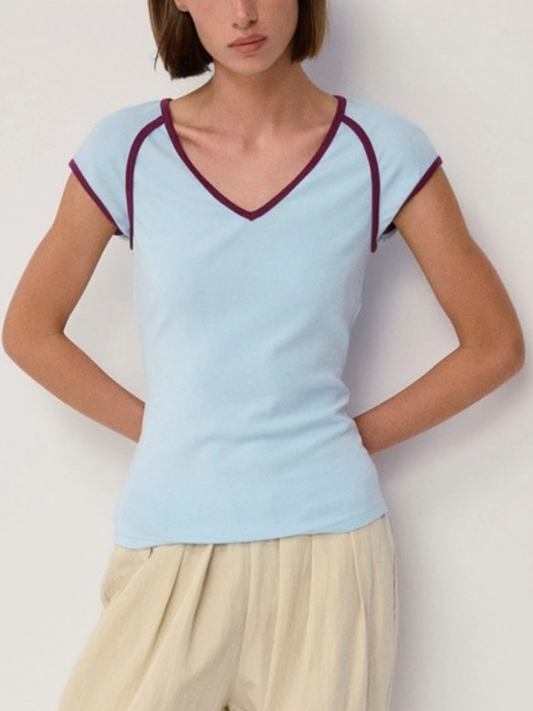 Patricia Top Blue-Berry