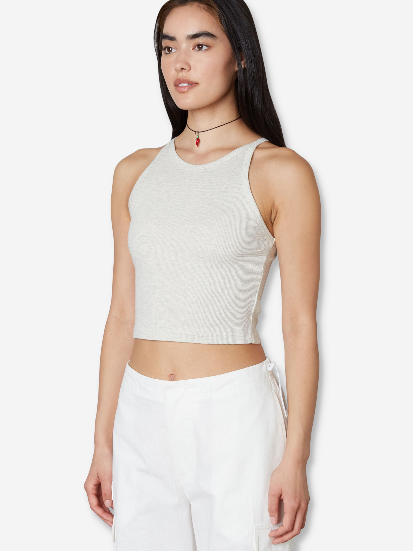 Ribbed Racer Tank