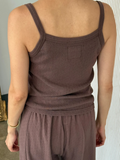 Pointelle Eve Cami | Chocolate