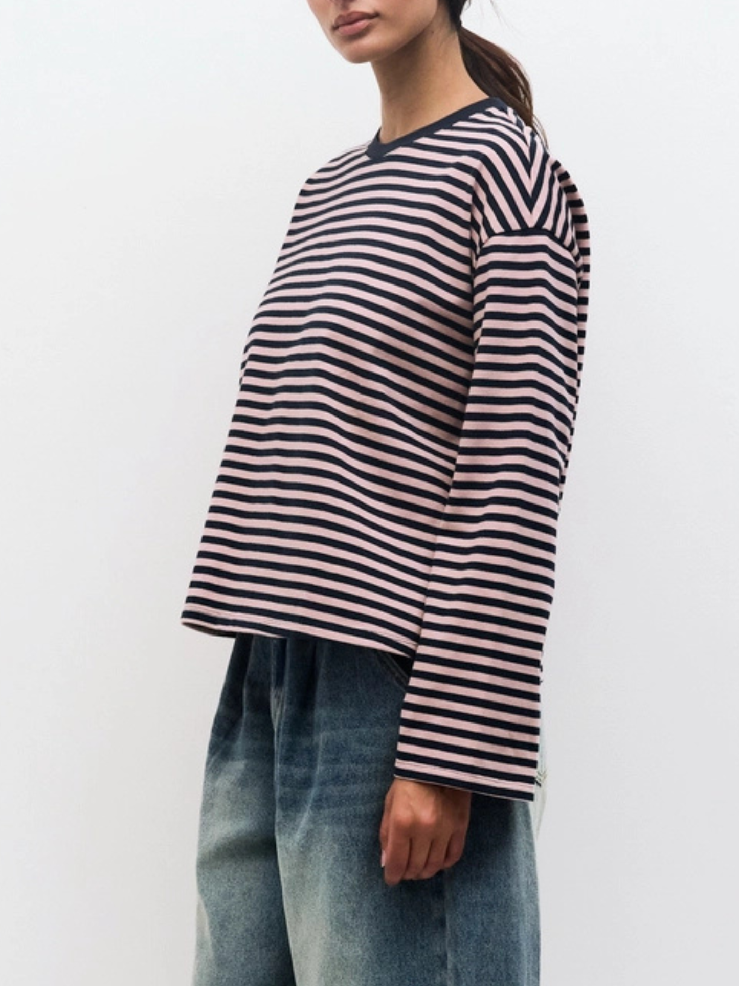 Callahan Top | Navy Pink