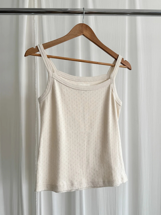 Pointelle Eve Cami | Naturel