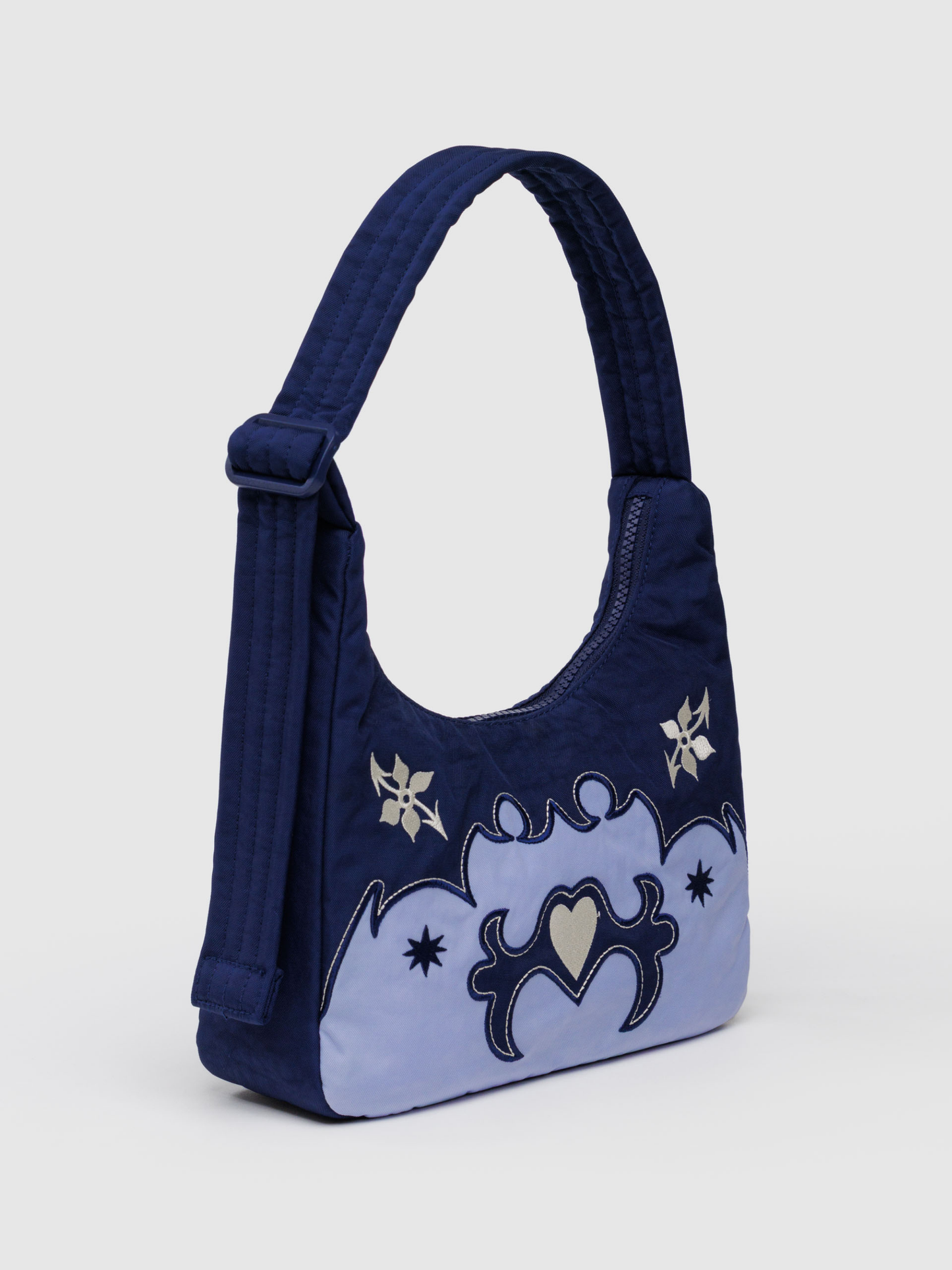 Mini Nylon Shoulder Bag | Western Appliqué