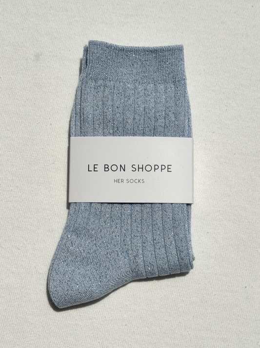 Her Socks Glitter | Morning Mist