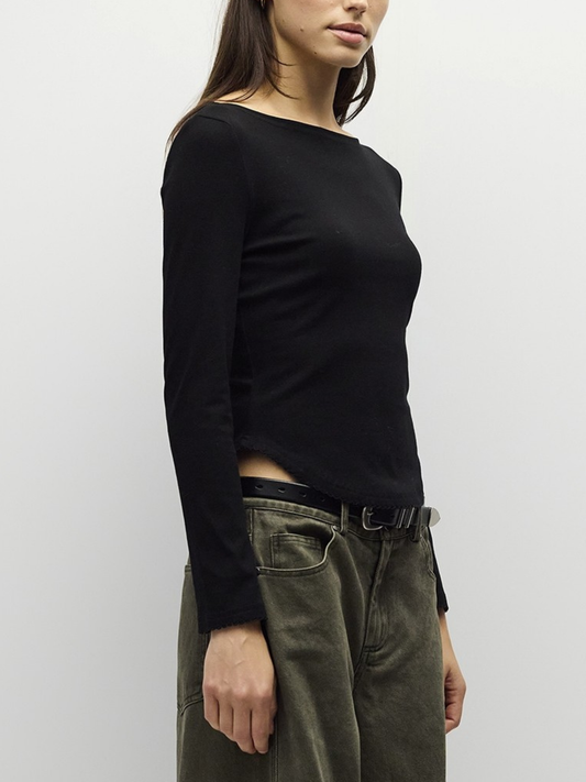 Janel Top Black