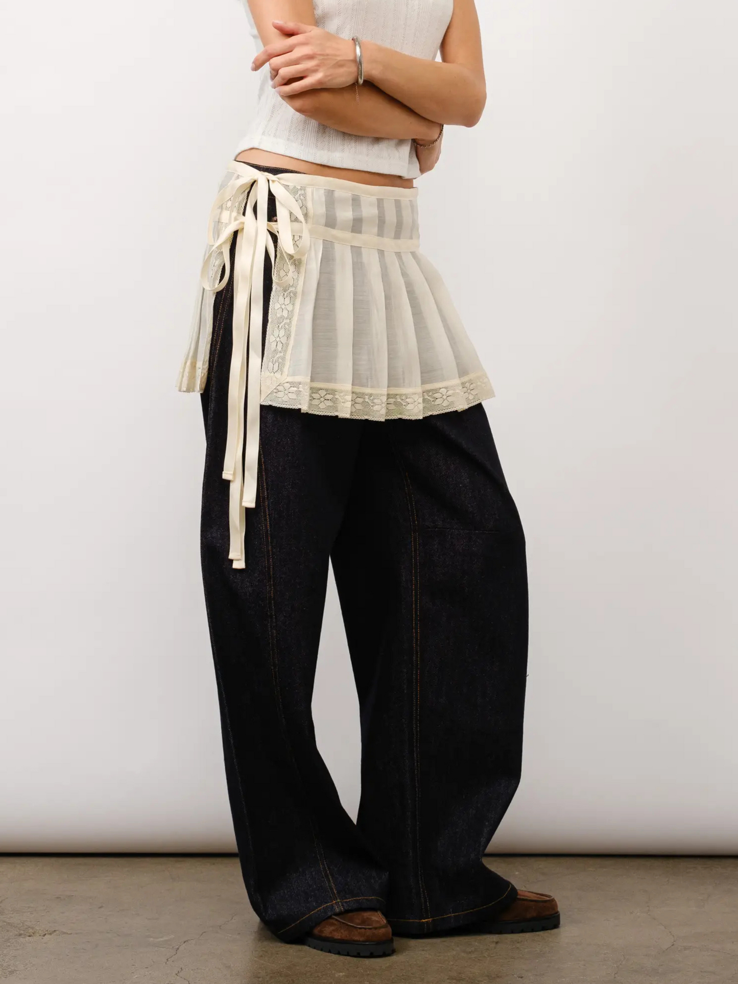 Celestine Pleated Skirt Belt