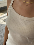Pointelle Eve Cami | Naturel