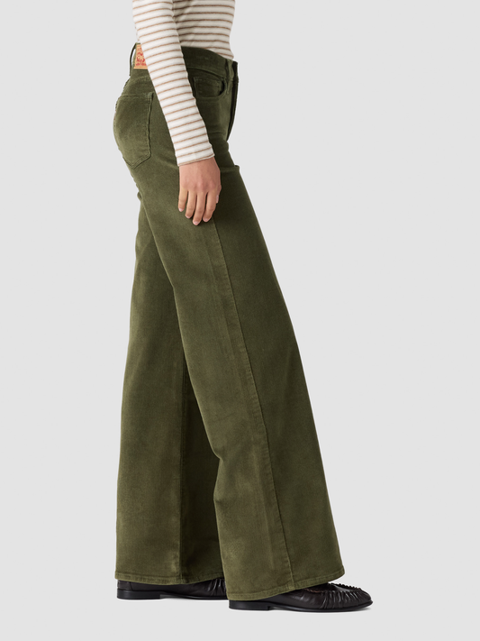 318 Shaping Wide Leg Corduroy | Olive