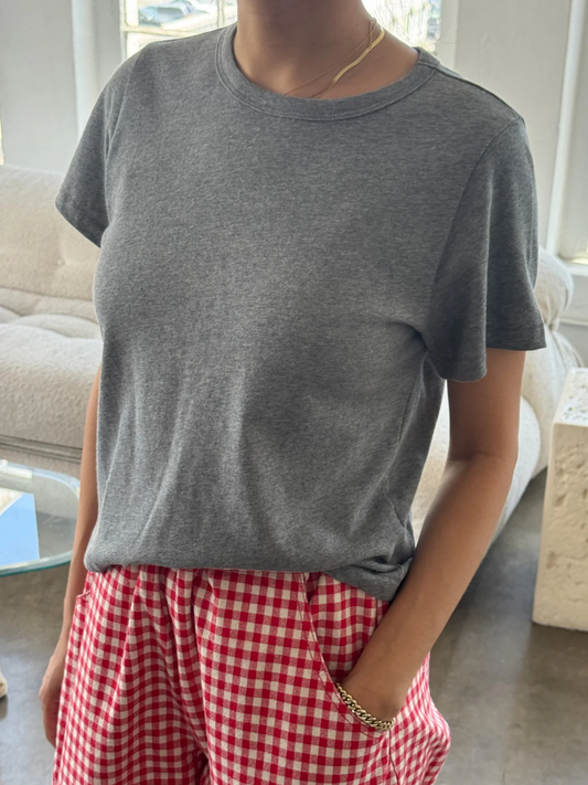 The Little Boy Tee | Melange Grey