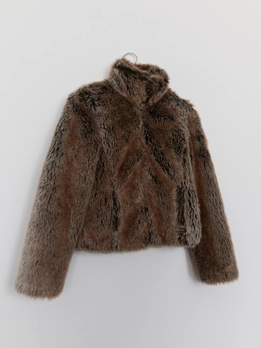 VINTAGE by TUU | Le chateau Faux Fur Jacket (XS-S)