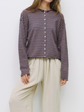Elisa Cardigan | Brown Navy