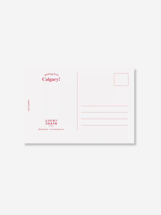 Lucky Shape Postcard | Hop In Brew