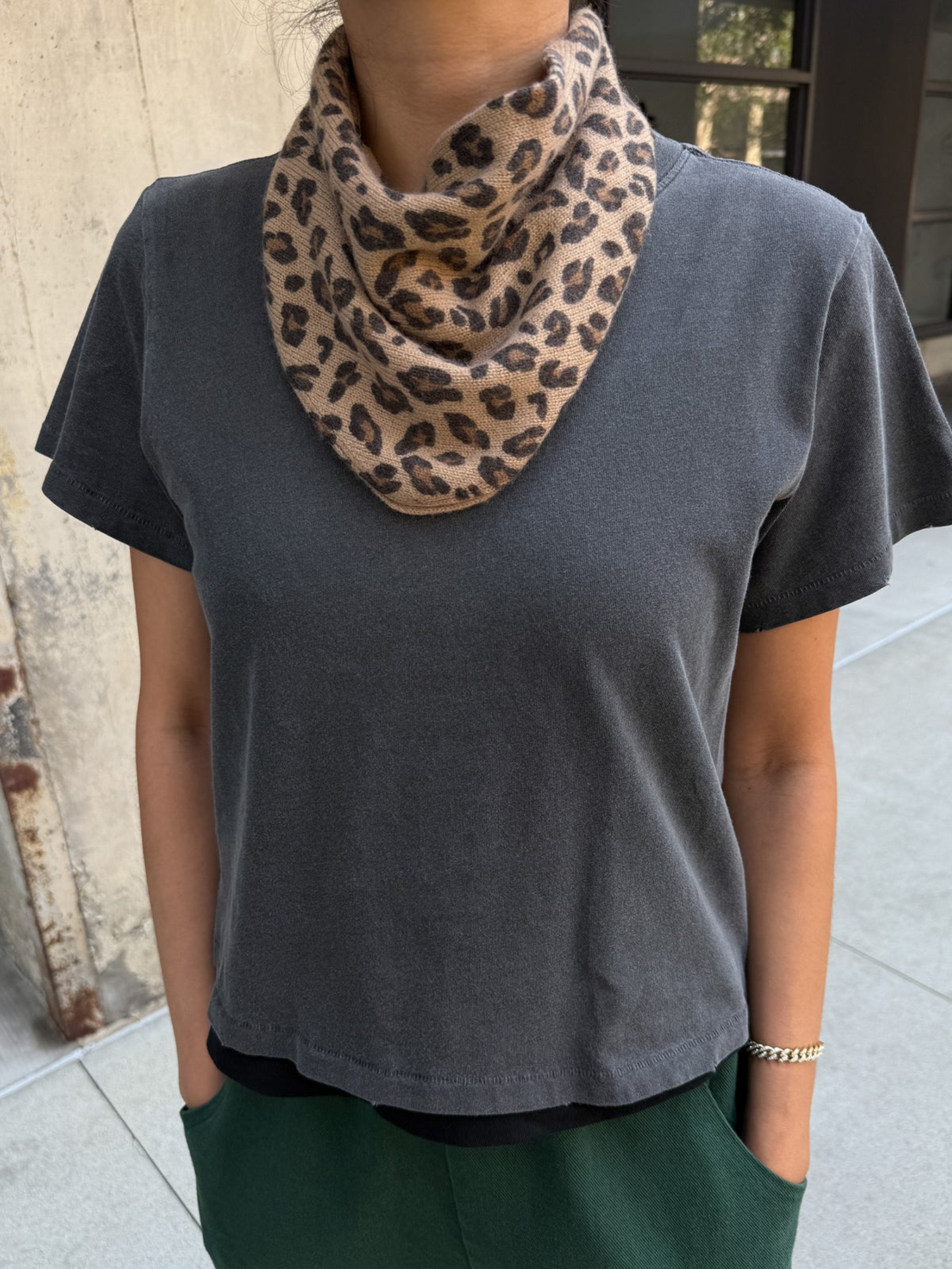 Cashmere Bandana | Leopard