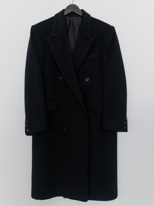 VINTAGE by TUU | Boulevard Black Wool Overcoat (M-XL)