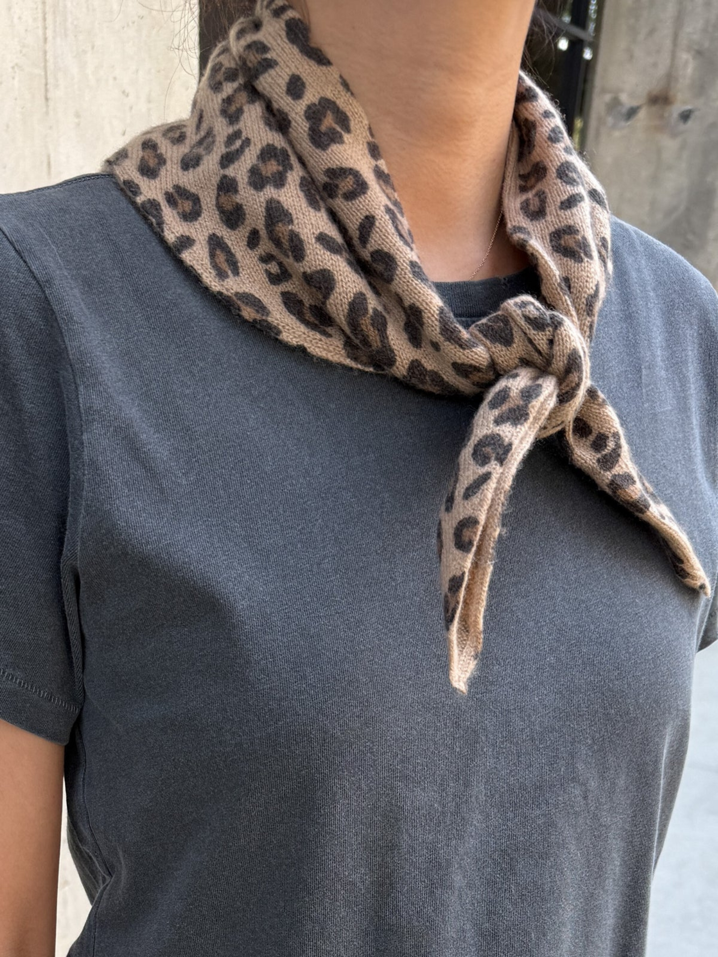 Cashmere Bandana | Leopard