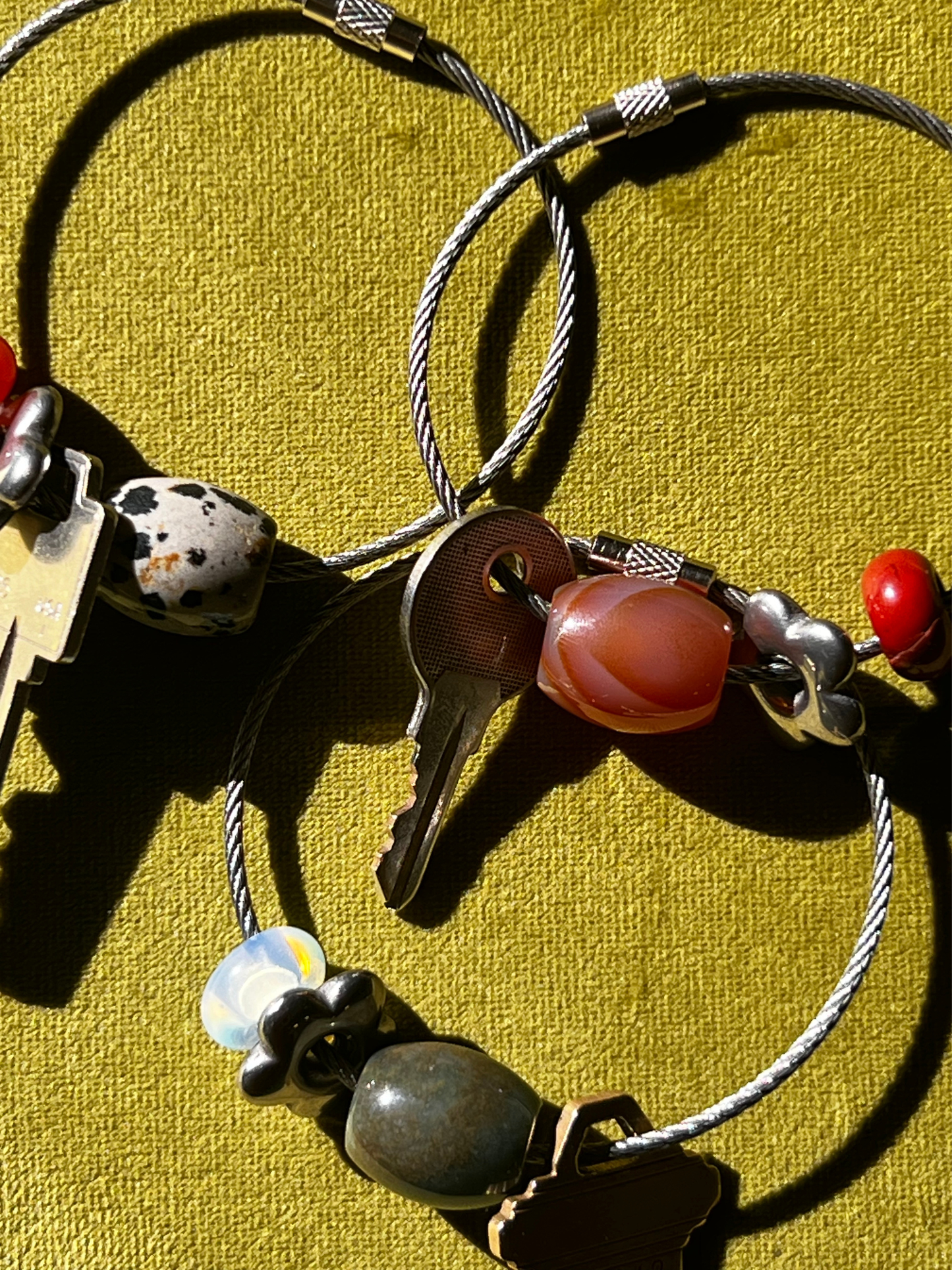 Beaded Key Ring