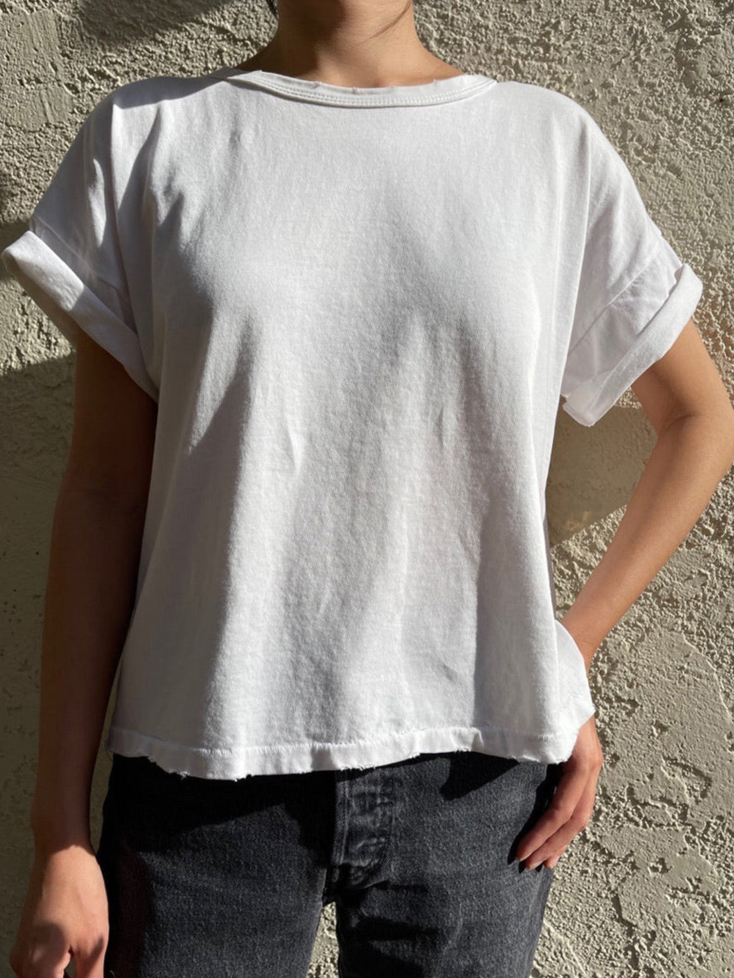 Fille Tee | Clean White