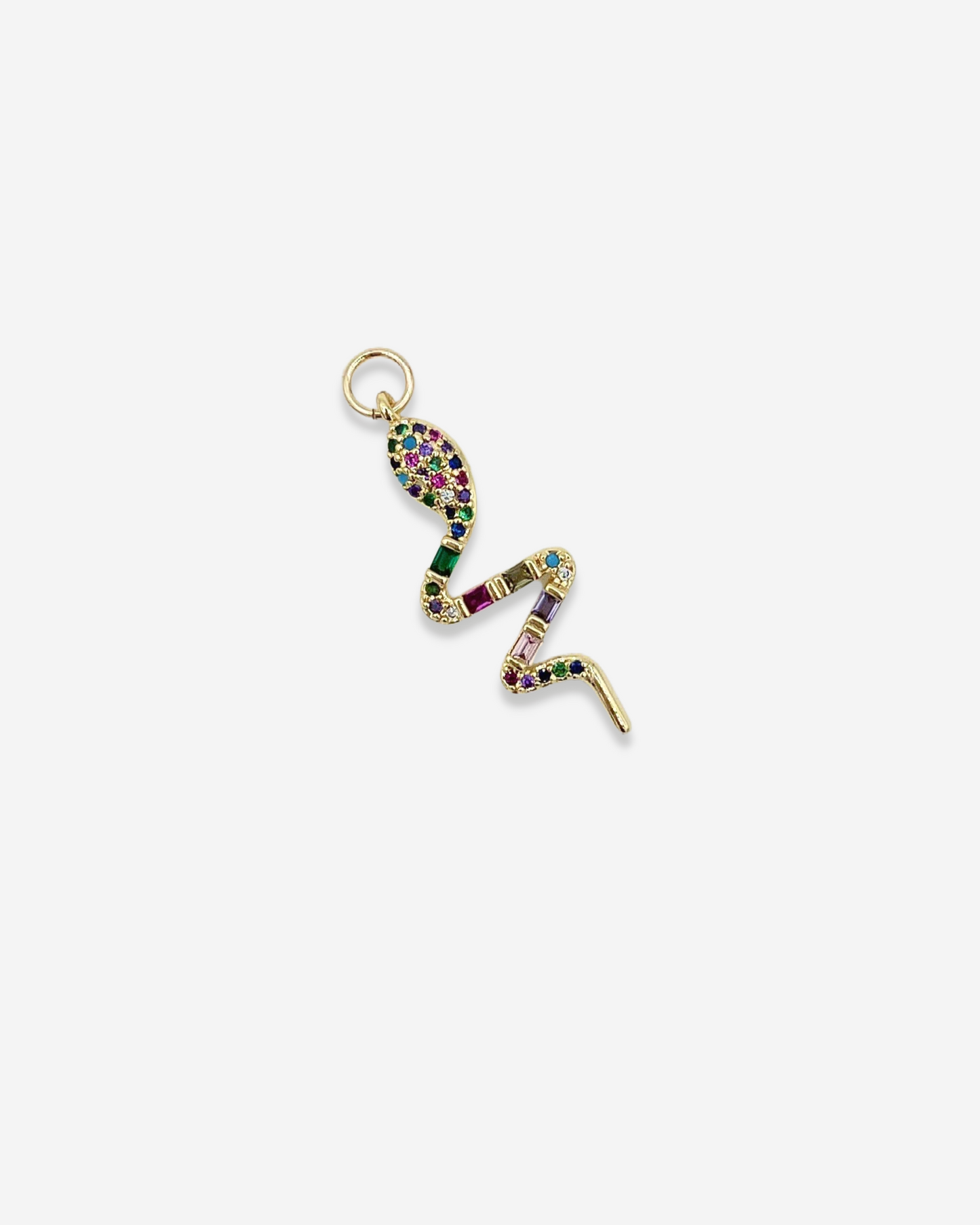 GOLDIE | Disco Snake Hoop Charm