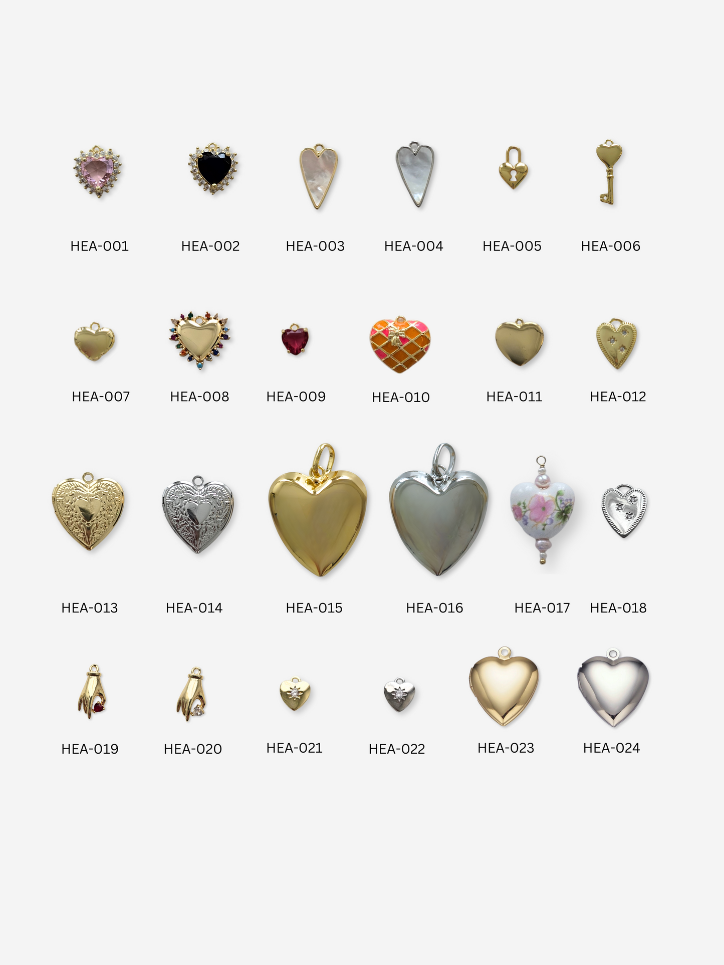 BIJOU BODEGA | Heart Charms