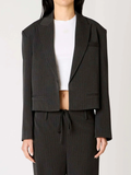 Nerys Blazer | Charcoal