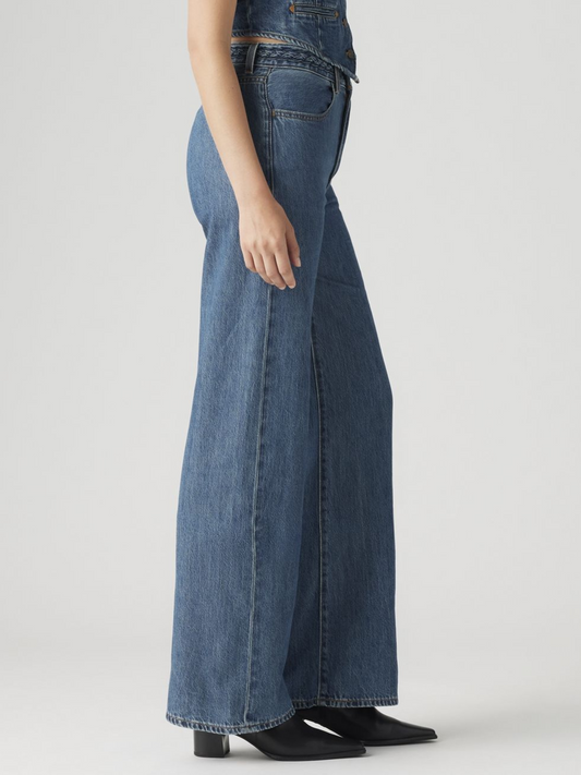 Ribcage Wide Leg Braided Jeans | Big Yikes