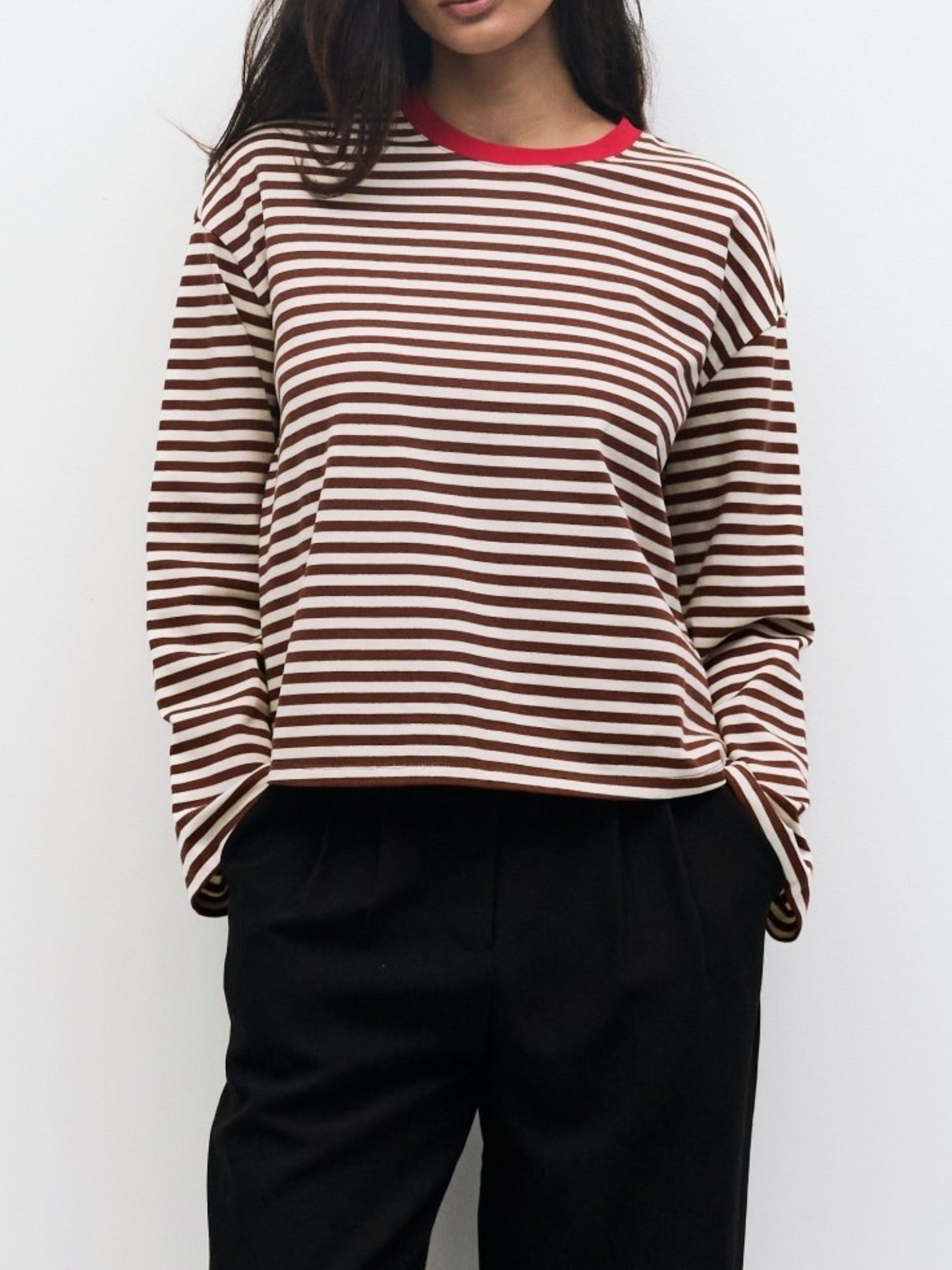 Callahan Top | Brown Ivory