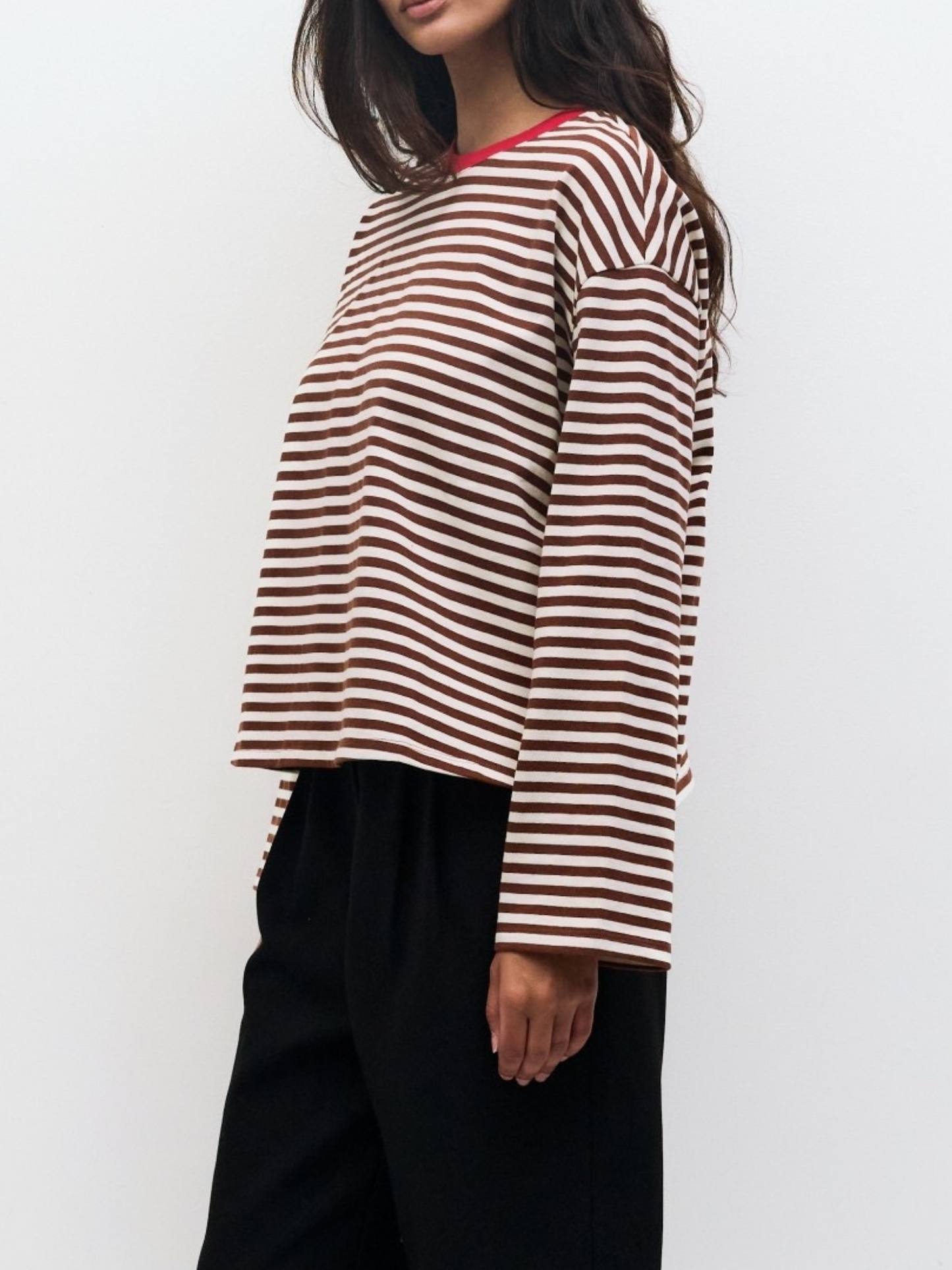Callahan Top | Brown Ivory