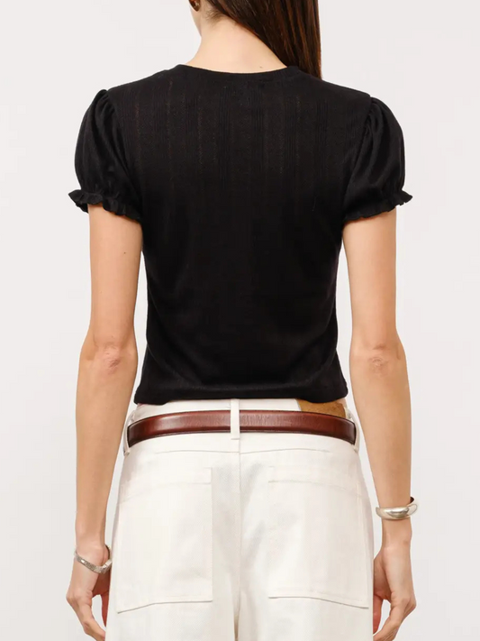 Clementine Pointelle Baby Tee