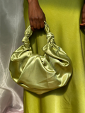 Knot Croissant Bag | Celery