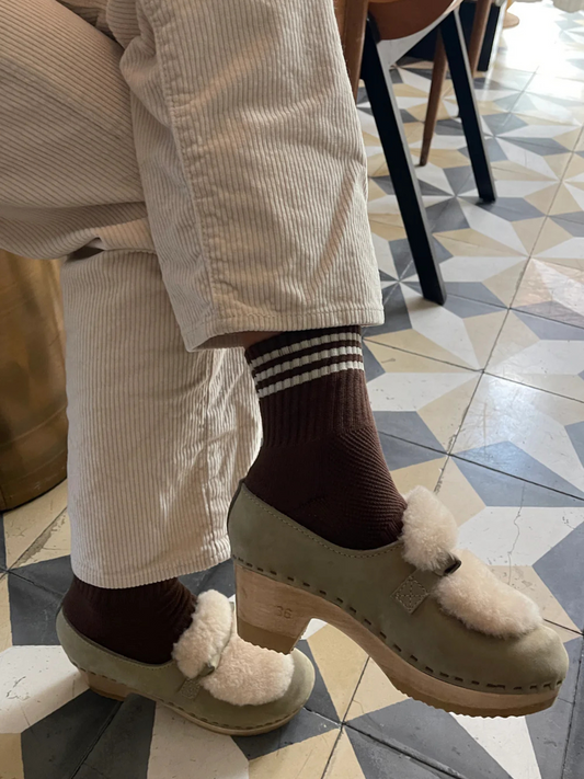 Girlfriend Socks | Mahogany
