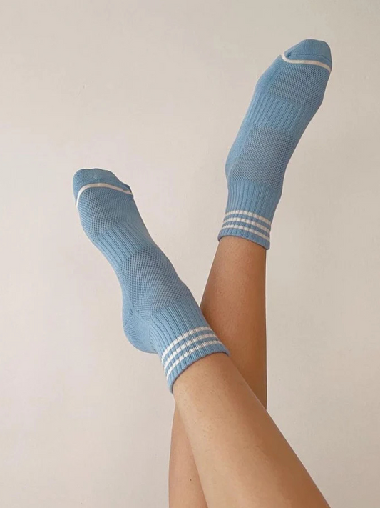 Girlfriend Socks | Parisian Blue