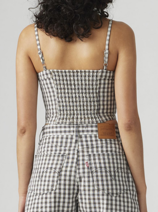 Jadine Denim Cami | Milo Plaid