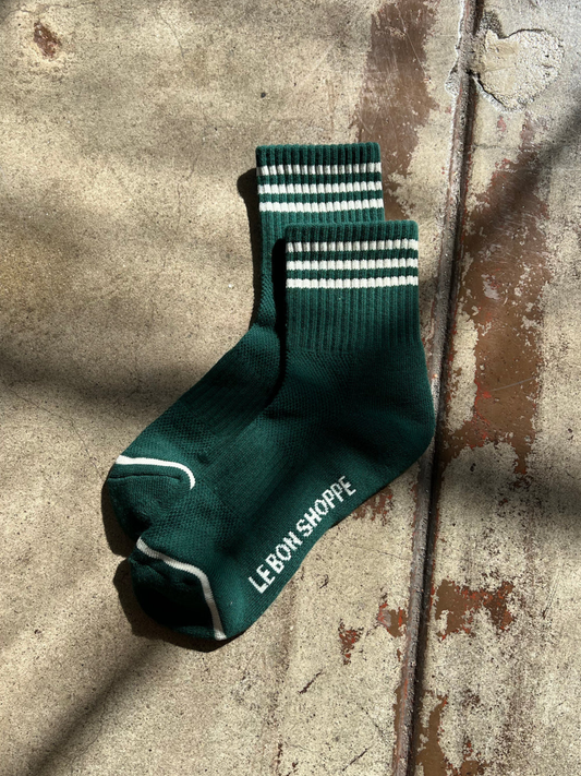 Girlfriend Socks | Hunter Green